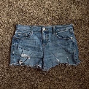 Old Navy medium blue boyfriend shorts size 2